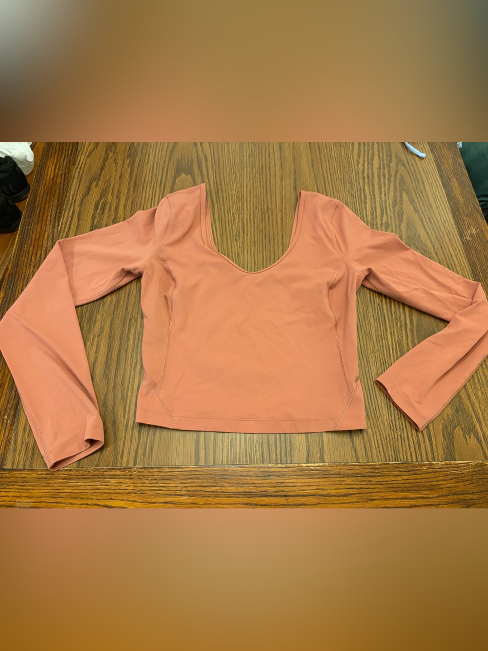 lululemon athletica Cropped Long-Sleeve Scoop Top - Dusty Rose
